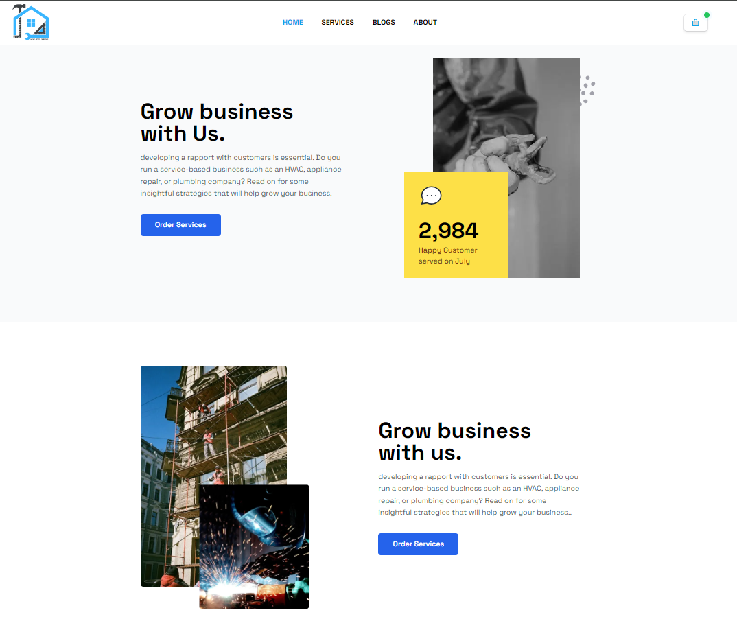 Next Level Servicing Website